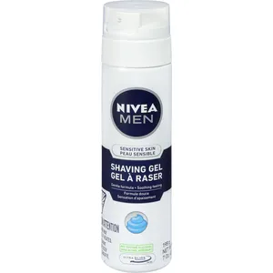 NIVEA MEN Sensitive Skin Shaving Gel with Chamomile & Vitamin E for a Comforting Shave
