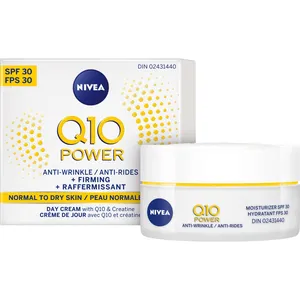 NIVEA Q10 Plus Anti-Wrinkle Day Care SPF30 for Youthful Skin and Sun Protection