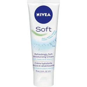 NIVEA Soft Moisturizing Cream with Jojoba Oil & Vitamin E - Intense Hydration for All Skin Types