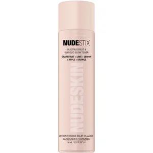 NUDESKIN 5% Citrus Fruit & Glycolic Glow Toner - Brightening & Exfoliating Skin Care Treatment