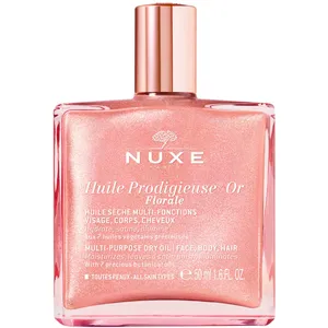 NUXE Huile Prodigieuse® Or Florale - Iridescent Rose Gold Glow for Face, Body & Hair, 100% Botanical Oils