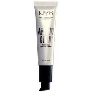 NYX Away We Glow Strobing Cream - Glow-Tini - Gold & Pink Pearl Infused Moisturizer for Radiant Skin