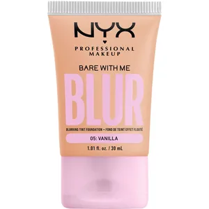 NYX Bare With Me Tint Foundation 18 Nutmeg, Buildable Medium Coverage, 12h Hydration, Matte Finish