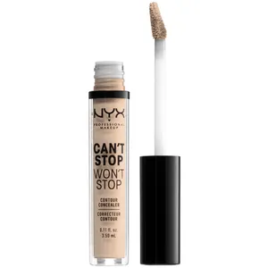 NYX Can't Stop Won't Stop Contour Concealer in Golden - 24H Full Coverage, Matte, Waterproof Formula