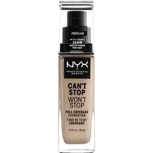 NYX Can't Stop Won't Stop Liquid Foundation in Golden - Full Coverage, 24-Hour Wear, Matte Finish