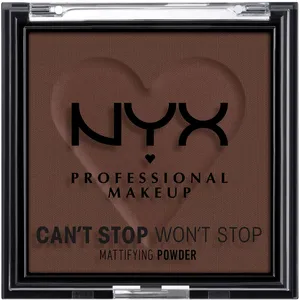 NYX Can't Stop Won't Stop Mattifying Powder - Golden, Ultra Matte Finish, Lightweight Formula, Long-Lasting