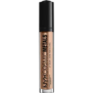 NYX Cosmic Metals Lip Cream in Galactic - Lustrous Metallic Finish for Out-of-This-World Lips