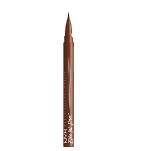NYX Epic Ink Liner Waterproof Liquid Eyeliner - Milk Chocolate - 24hr Wear, Precision Brush Tip