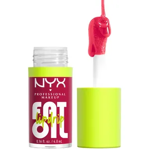 NYX Lip Gloss Fat Oil - 03 SUPERMODEL Pink - 12HR Hydration, Non-Sticky, High Shine, Cruelty-Free