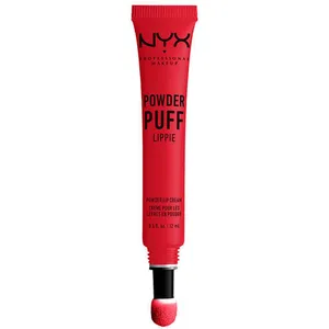 NYX Powder Puff Lippie Lip Cream in Boys Tears – Mousse Finish, Cushion Applicator, 16 Shades Available