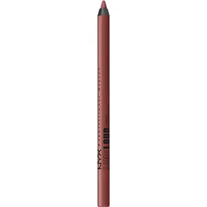 NYX Professional Makeup Line Loud Waterproof Lip Pencil - HOTTIE HIJACKER, Vegan Formula, 18 Shades