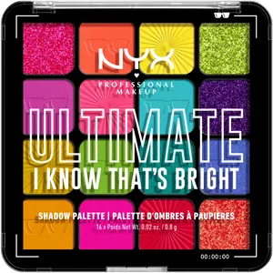 NYX Professional Makeup Ultimate Shadow Palette - 16 Shades Vegan Warm Neutrals for Versatile Looks