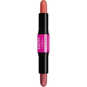 NYX Professional Makeup Wonder Blush Duo - Light Peach & Baby Pink, Creamy Hydrating Formula