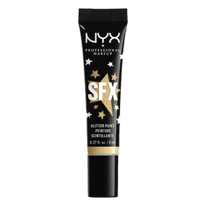 NYX SFX Glitter Face & Eye Paint - BROOMSTICK BADDIE, Lightweight Buildable Formula for Halloween