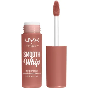 NYX Smooth Whip Vegan Matte Lip Cream 06 FAUX FUR, Brown - All-Day Comfort & Vibrant Color