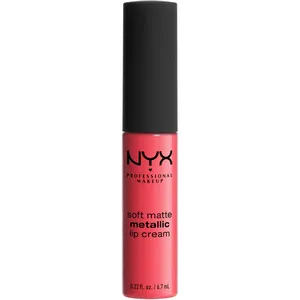 NYX Soft Matte Metallic Lip Cream - Havana - Lightweight Creamy Lip Color in Stunning Metallic Finish
