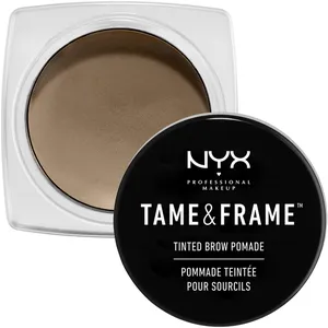 NYX Tame & Frame Brow Pomade - Chocolate - Smudge-Proof, Waterproof Formula for Perfect Brows