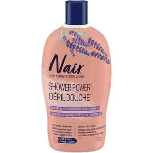 Nair Shower Power Max Hair Remover for Coarse Hair - Lavender & Vitamin E - 8 oz