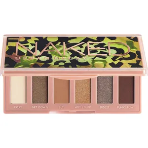 Naked Foxy Mini Eyeshadow Palette - 6 Vegan Khaki Tones for Up to 12HR Wear, Travel-Friendly