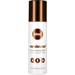 Nanobronze Deep Bronzing Drops for Deeper Skin Tones - Instant Sun-Kissed Glow & Pollution Protection