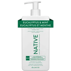 Native Scalp Revitalizing Eucalyptus & Mint 2-in-1 Shampoo - Clean, Lightweight, Cruelty-Free Hair Care