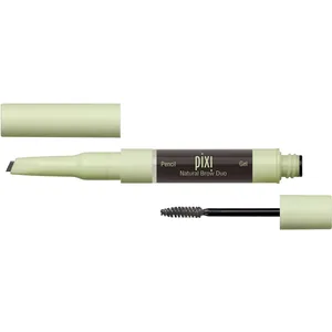Natural Brow Duo - Deep Brunette - Waterproof Pencil & Tinted Gel for Polished, Fragrance-Free Brows