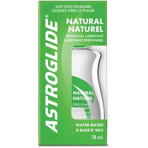 Natural Personal Lubricant with Aloe Vera, Chamomile - Water-Based, Long Lasting, Easy Clean-Up