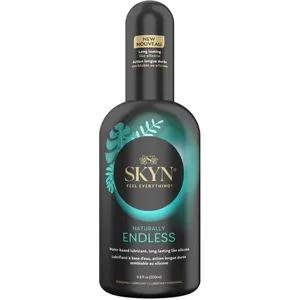 Naturally Endless Personal Lubricant - Long Lasting Water-Based Formula, pH Balanced, Non-Sticky