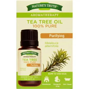 Nature's Truth Tea Tree Essential Oil - Purifying, Cleansing, Uplifting - 100% Pure Aromatherapy Oil