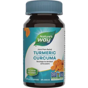 Nature's Way Turmeric Extract 500mg - Standardized Anti-Inflammatory for Joint Pain Relief