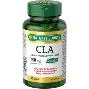 Natures Bounty CLA Softgel 810mg for Fat Mass Reduction & Body Composition Support