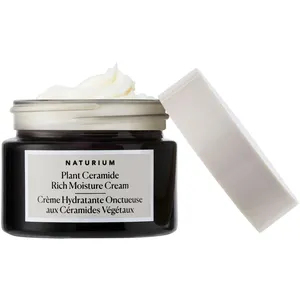 Naturium Plant Ceramide Rich Moisture Cream - Vegan Hydrating Formula for Dry, Dull Skin