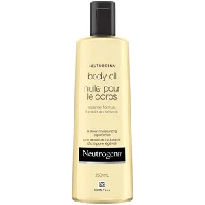 Neutrogena Body Oil Sesame Formula - Instant Absorption for Radiant Skin - Moisture Sealing Oil