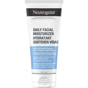 Neutrogena Daily Facial Moisturizer 100ml - Fragrance Free Multi-Vitamin Care for Sensitive Skin