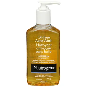 Neutrogena Oil-Free Acne Wash - Gentle Deep Cleanser with Salicylic Acid for Clear Skin