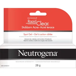 Neutrogena Rapid Clear Stubborn Acne Spot Gel - 5% Benzoyl Peroxide for Breakout Control