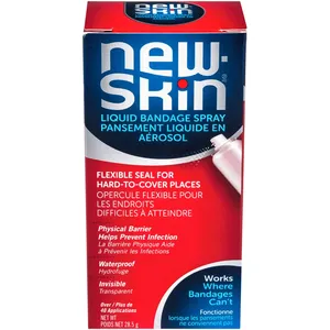 New Skin Liquid Bandage Spray - Antiseptic Protection for Blisters, Cuts, and Calluses, 28.5ml