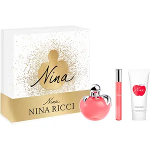 Nina Ricci Nina Eau de Toilette 3-Piece Gift Set - 80ml Spray, 10ml Travel Spray, 75ml Lotion