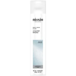 Nioxin Density Defend Strong Hold Hairspray for Long-Lasting, Humidity-Resistant Hairstyles