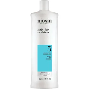 Nioxin System 3 Scalp + Hair Conditioner 300ml - Thickening Conditioner for Damaged Hair