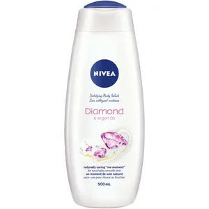 Nivea Diamond & Argan Oil Body Wash with Calla Lily Scent - Luxurious Cream Oil Formula