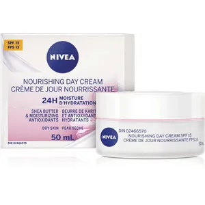 Nivea Essentials 24h Moisture Boost Day Cream SPF 15 - Nourishing, Non-Greasy, Hydrating Formula