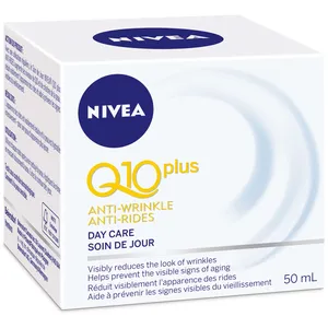 Nivea Q10 Plus Anti-Wrinkle Day Care for Sensitive Skin - Reduces Wrinkles & Intensively Moisturizes