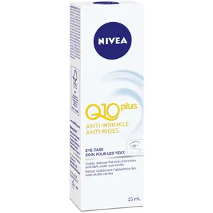 Nivea Q10 Plus Anti-Wrinkle Eye Care - Reduces Dark Circles & Wrinkles, Fragrance-Free Formula