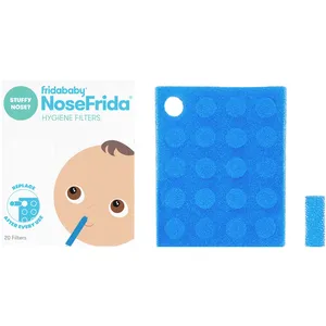 NoseFrida Hygiene Filters - 20 Disposable Filters for Mucus Prevention, Compatible with NoseFrida
