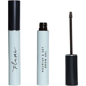 Nourish & Set Brow Gel - Cinnamon Cashmere, Chocolate Brown, Vegan & Cruelty-Free, Strong Hold