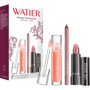 Nude Harmony Lip Set - Natural Shades with Lip Plumping Complex and Hydrating Oil