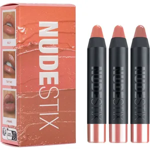Nudestix Natural Lips Trio Kit: Tay Tay, Ally, J Mama - Vegan, Cruelty-Free, Moisturizing Balm Set