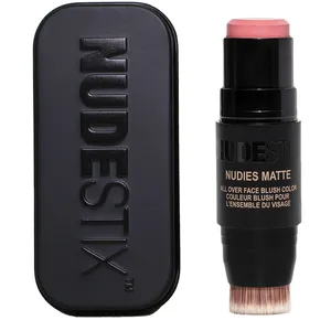 Nudestix Nudies Matte Blush in Sunkissed Pink - Multi-Tasking Cream Balm for Cheeks & Lips