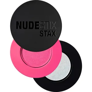 Nudestix Pinkglow Stax Set - Magenta Matte Blush & Magic Aura Eye Lights for Custom Color Creation
